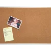 Staples Durable Cork Bulletin Board, Aluminum Frame, 17" x 23" (85112B-PL/43800)