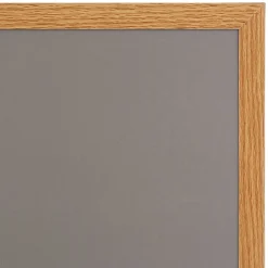 Staples Durable Cork Bulletin Board, Oak Finish Frame, 2' x 3' (85223B)