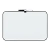 Staples Durable Melamine Dry-Erase Board, Plastic Frame, 11" x 17" (VMMC10112)