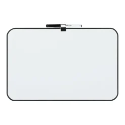 Staples Durable Melamine Dry-Erase Board, Plastic Frame, 11" x 17" (VMMC10112)