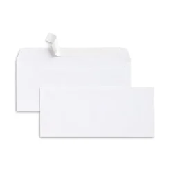 Staples EasyClose #10 Business Envelopes, 4 1/8" x 9 1/2", White, 25/Box (594410/19001)