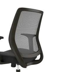 Staples Essentials Ergonomic Fabric Swivel Task Chair, Black (UN56947)
