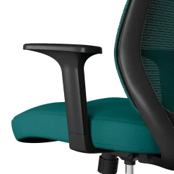 Staples Essentials Ergonomic Fabric Swivel Task Chair, Teal (UN60410)