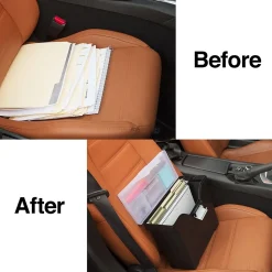 Staples File Box File Portable Tote, Letter Size, Clear (140165/111112)