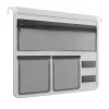 Staples File Cabinet Tech Organizer, Gray/Black (TR62605)