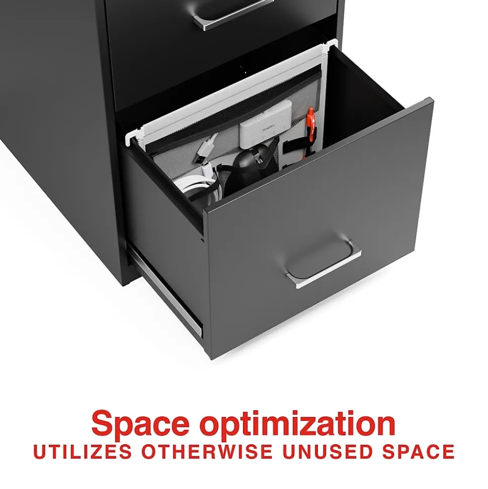 Staples File Cabinet Tech Organizer, Gray/Black (TR62605)