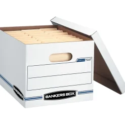 Staples® File Storage Plastic Crate, Letter/Legal Size, Clear (STP-54269)