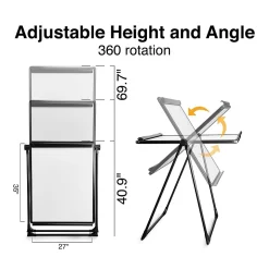 Staples Flip Chart Easel, Black Steel (28216US/50444US)