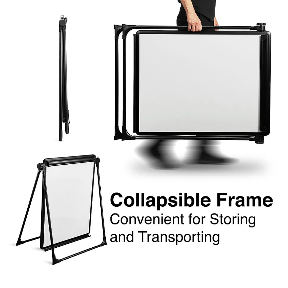 Staples Flip Chart Easel, Black Steel (28216US/50444US)