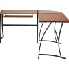 Staples Gillespie 62" W L-Shaped Computer Desk, Sonoma Cherry (ST28189-CC)