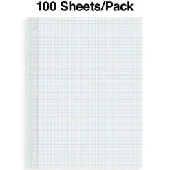 Staples Graph Ruled Filler Paper, 8.5