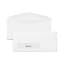 Staples Gummed #9 Business Envelope, 3 7/8" x 8 7/8", White Wove, 500/Box (351470N)