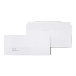 Staples Gummed #10 Business Envelope, 4 1/8" x 9 1/2", White Wove, 500/Box (SPL381937)
