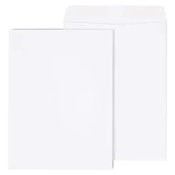 Staples Gummed Catalog Envelopes, 9"L x 12"H, White, 250/Box (486949R)