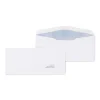 Staples Gummed Security Tinted #10 Window Envelope, 4 1/8" x 9 1/2", White Wove, 500/Box (19806/572043)
