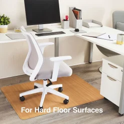 Staples® Hard Floor Chair Mat, 36" x 48'', Chestnut (23343)