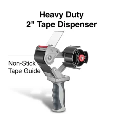 Staples Heavy Duty 2" Handheld Packing Tape Dispenser, Dark Gray (ST56469-CC)