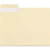 Staples Heavy Duty File Folder, 1/3-Cut Tab, Letter Size, Manila, 50/Box (ST62566)