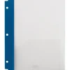Staples 3-Hole Punched 2-Pocket Portfolio Folder, Frosted Navy (26176)