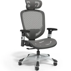 Staples Hyken Ergonomic Mesh Swivel Task Chair, Charcoal Gray (UN59464)