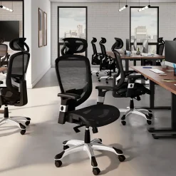 Staples Hyken Ergonomic Mesh Swivel Task Chair, Charcoal Gray (UN59464)