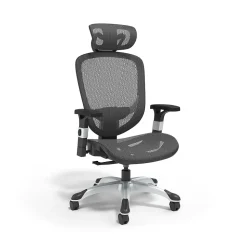 Staples Hyken Ergonomic Mesh Swivel Task Chair, Black (UN59460)
