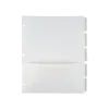 Staples Insertable Paper Dividers, 5-Tab, Clear (13497/11271)
