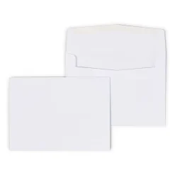 Staples Invitation Envelope, White, 50/Box (51490-US)