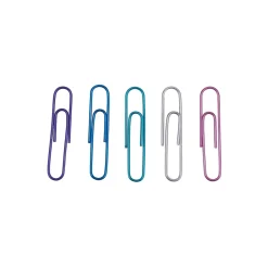 Staples® Jumbo Paper Clips, Assorted Colors, 200/Pack (28701)