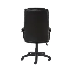 Staples Kelburne Luxura Ergonomic Faux Leather Swivel Executive Chair, Black (58226-CC)