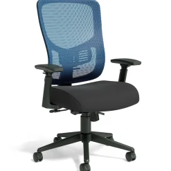 Staples Kroy Ergonomic Fabric Swivel Task Chair, Blue (UN59458)