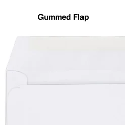 Staples Laser Forms Double Window Envelopes, Wove White, 500/Box (ST473949-CC)