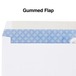 Staples Laser Security Tinted #9 Double Window Envelopes, 3 5/8" x 8 7/8", Wove White, 500/Box (ST394062-CC)