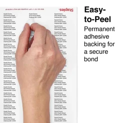 Staples Laser/Inkjet Address Labels, 1/2