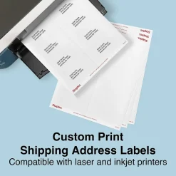 Staples Laser/Inkjet Shipping Labels, 2