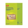 Staples Laser/Inkjet Shipping Labels, 8-1/2" x 11", Clear, 1 Label/Sheet, 25 Sheets/Pack (18091-CC)