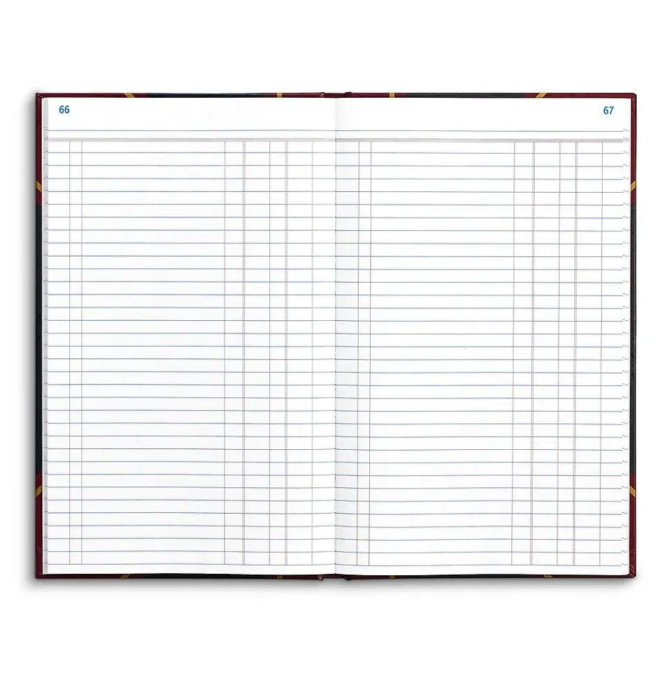 Staples Ledger Book, Black, 150 Sheets/Book (217679)