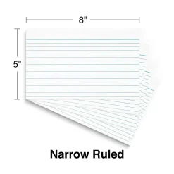Staples® Lined Index Cards, 5