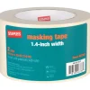 Staples Masking Tape, 1.4"W x 60 yrds, Natural, 2 Roll/Pk (467381)