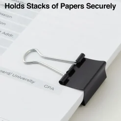 Staples Medium Binder Clips, 0.63