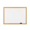 Staples Melamine Dry-Erase Whiteboard, MDF Frame, 2' x 1.5' (50069)