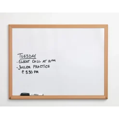 Staples Melamine Dry-Erase Whiteboard, 4' x 3' (6534N)