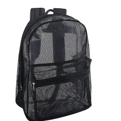 Staples Mesh Backpack, Black (29693)