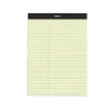 Staples Notepad, 8.5" x 11.75", Law Ruled, Canary, 100 Sheets/Pad, Each (ST57348)