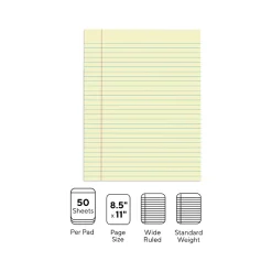 Staples Notepads, 8.5