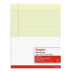 Staples Notepads, 8.5
