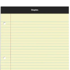Staples Notepads, 8.5