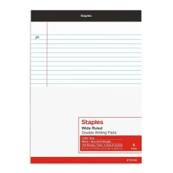 Staples Notepads, 8.5
