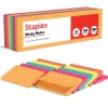 Staples Notes, 3" x 5", Pool Party Collection, 100 Sheet/Pad, 12 Pads/Pack (S-35BR12)