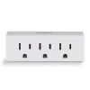 Staples 3-Outlet In-Wall Plug-In Power Adapter, White (22141)